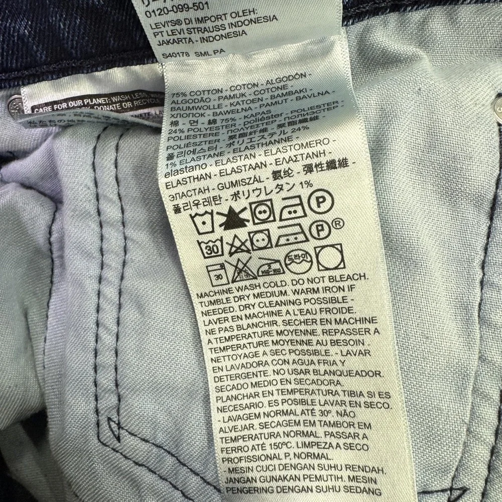 Levis 550 Jeans Mens 42x34 Blue Relaxed Straight Denim Medium Wash Stretch